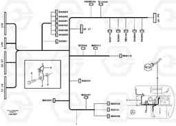 27959 Cable harness, L7 EW140B, Volvo Construction Equipment