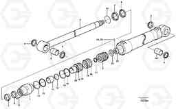 77388 Boom cylinder EW140B, Volvo Construction Equipment