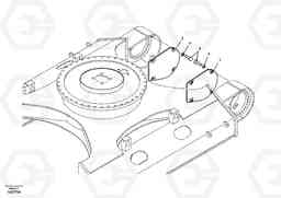 5671 Protective plate for travel motor EC180B, Volvo Construction Equipment