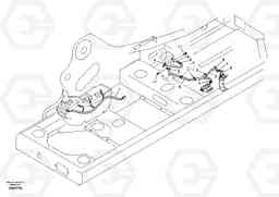 34201 Cable and wire harness for clamshell bucket EC140B, Volvo Construction Equipment