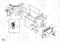 38620 Door, side EC140B, Volvo Construction Equipment