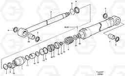 81059 Tilt cylinder EW140B, Volvo Construction Equipment