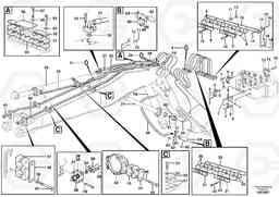 73357 Hydraulic system adjustable boom EW140B, Volvo Construction Equipment