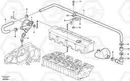10242 Crankcase ventilation EW140B, Volvo Construction Equipment