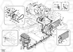 79818 Air conditioning line, cooling and heater EC330B, Volvo Construction Equipment