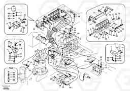 100425 Servo system, control valve to solenoid valve EC330B, Volvo Construction Equipment