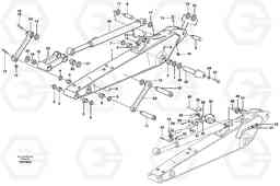 9659 Dipper arm incl. connect. EW140B, Volvo Construction Equipment