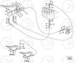 11099 Servo hydraulics, adjustable boom. X2 EW140B, Volvo Construction Equipment