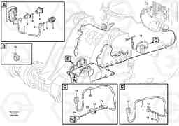 37878 Cable harness, attachmentbracket. L150E S/N 6005 - 7549 S/N 63001 - 63085, Volvo Construction Equipment