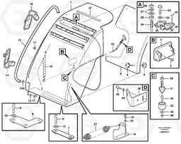 88781 Front cover EW140B, Volvo Construction Equipment