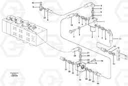 23029 Control block for hydraulic hammer. EW140B, Volvo Construction Equipment