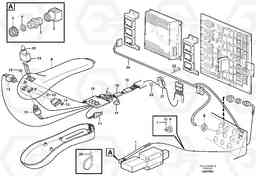 66895 Cable harness, CDC-steering. L220D SER NO 1001-, Volvo Construction Equipment