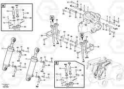 84523 Working hydraulics, tilt function L180E HIGH-LIFT S/N 5004 - 7398, Volvo Construction Equipment