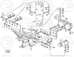 105928 Brake system, superstructure EW140B, Volvo Construction Equipment