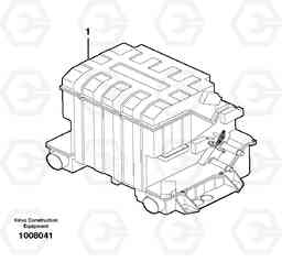 11959 Evaporator. EW140B, Volvo Construction Equipment