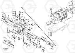 3655 Control valve L45B S/N 1941500 - S/N 1951500 -, Volvo Construction Equipment