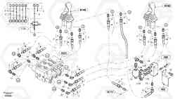 60894 Lines - servo control L45B TYPE 194, 195 SER NO - 1499, Volvo Construction Equipment