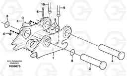 23304 Quickfit, hydraulic EW140B, Volvo Construction Equipment