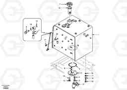 100926 Fuel tank with fitting parts EC140, Volvo Construction Equipment