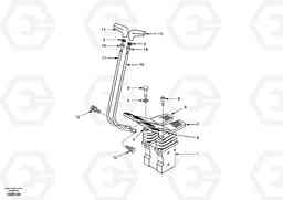 46041 Remote control valve pedal with fitting parts EC140, Volvo Construction Equipment