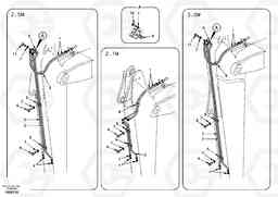 76891 Rotator hydraulic, dipper arm EC140, Volvo Construction Equipment