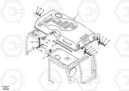 7692 Cowl frame, cover and hood EC140, Volvo Construction Equipment