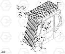 11946 Falling object guards EW140B, Volvo Construction Equipment