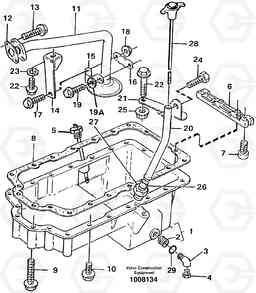 90997 Oil sump EW150C SER NO 689-, Volvo Construction Equipment