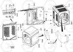 58139 Radiator housing G700B MODELS S/N 35000 -, Volvo Construction Equipment