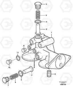 34328 Housing, oil filter G700B MODELS S/N 35000 -, Volvo Construction Equipment