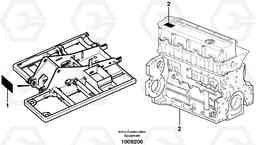 8048 Product identification plate EW140B, Volvo Construction Equipment