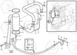 53057 Crankcase ventilation L150E S/N 6005 - 7549 S/N 63001 - 63085, Volvo Construction Equipment