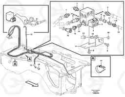 18530 Hoses to fan drive L110E S/N 1002 - 2165 SWE, 60001- USA,70201-70257BRA, Volvo Construction Equipment