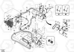 102044 Air conditioning line, cooling and heater EC55B, Volvo Construction Equipment