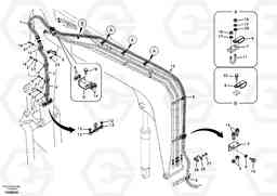 35298 Quikfit hydraulic on attachment. Double - acting EC55B, Volvo Construction Equipment