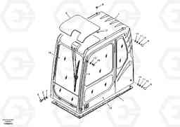 93574 Operator's cab EW145B PRIME S/N 15001-, Volvo Construction Equipment