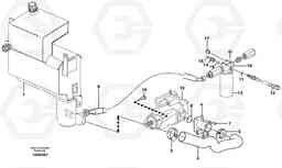 105789 Hydraulic system, suction line, filter BL71, Volvo Construction Equipment