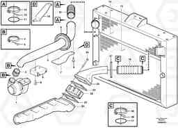 43417 Intercooler L150E S/N 6005 - 7549 S/N 63001 - 63085, Volvo Construction Equipment