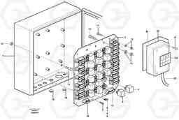 87906 Electrical distribution box EW160 SER NO 1001-1912, Volvo Construction Equipment