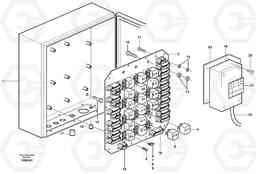 82662 Electrical distribution box EW140 SER NO 1001-1487, Volvo Construction Equipment