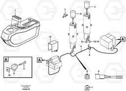 44834 Electric installation, dozer blade EW140 SER NO 1001-1487, Volvo Construction Equipment