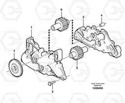 75817 Oil pump L150E S/N 8001 -, Volvo Construction Equipment