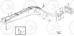 12891 Hydr. equipm. on mono boom, 4.5m, X5 EW140 SER NO 1001-1487, Volvo Construction Equipment