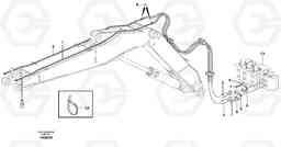 12881 Hydr. equipm. on adjustable boom, X5 EW140 SER NO 1001-1487, Volvo Construction Equipment