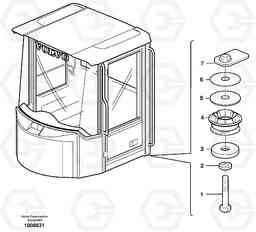 25694 Cab mounting block L330E, Volvo Construction Equipment