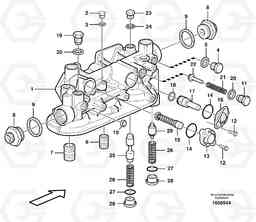 7930 Oil filter housing L150E S/N 8001 -, Volvo Construction Equipment