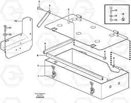 25210 Tool box L70E, Volvo Construction Equipment