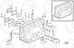 53056 Cylinder block L150E S/N 6005 - 7549 S/N 63001 - 63085, Volvo Construction Equipment