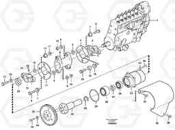 59707 Pump drive L150E S/N 6005 - 7549 S/N 63001 - 63085, Volvo Construction Equipment