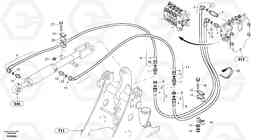 62326 Hydraulic lines - tilt hydraulic L20B TYPE 170 SER NO 0500 -, Volvo Construction Equipment